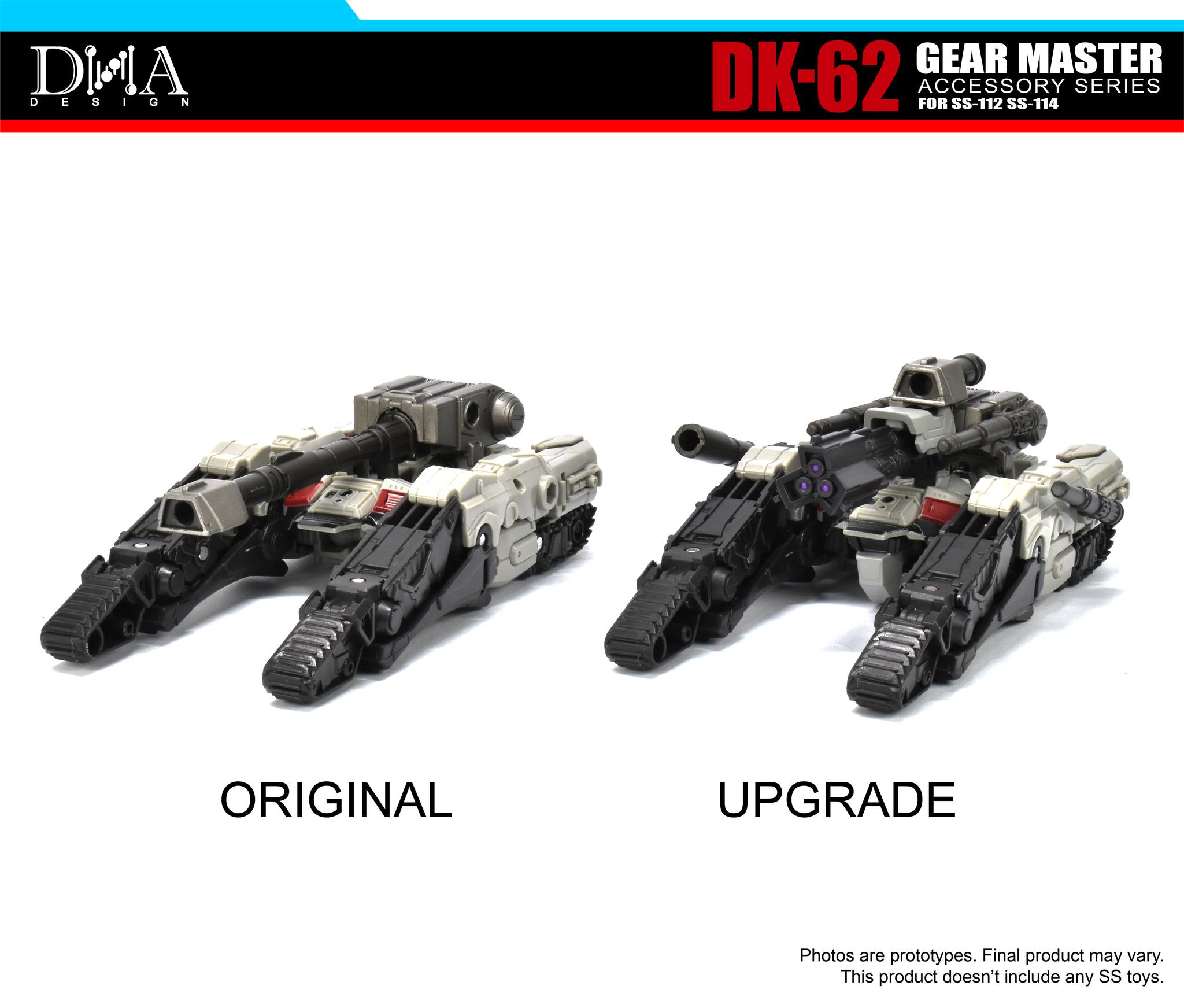 DNA Design DK-62 ONE Optimus Prime & Megatron Gear Master